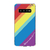 Capa para Galaxy S10 Plus Personalizada Arco-Íris Diagonal