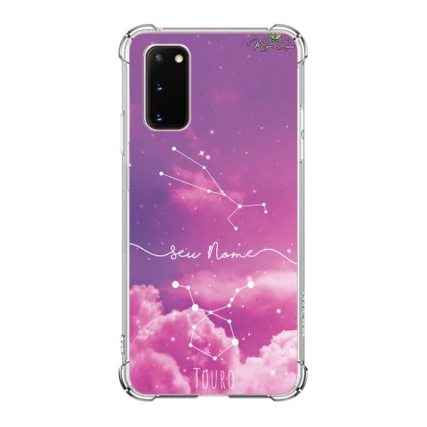 Capa para Galaxy S20 Personalizada Signos Constelação de Touro
