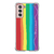 Capa para Galaxy S21 Personalizada Arco-Íris Vertical