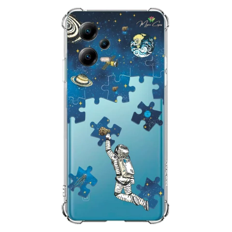 Capa para Xiaomi Poco X5 Galáxia Explorando o Universo Azul
