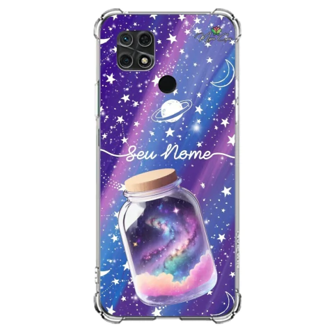 Capa para Xiaomi Redmi 10C Galáxia no Pote