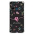 Capa para Redmi 12C Personalizada BarbieCore Floral Rosa com Inicial