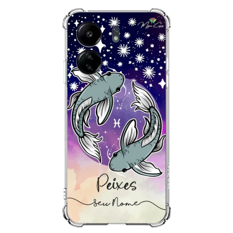 Capa para Xiaomi Redmi 13C Signos Peixes