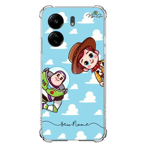 Capa para Xiaomi Redmi 13C Personalizada Wish Amigo Estou Aqui