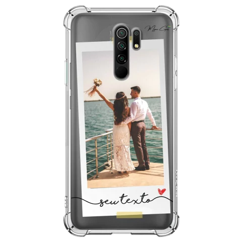 Capa para Xiaomi Redmi 9 com Foto Momentos Polaroid