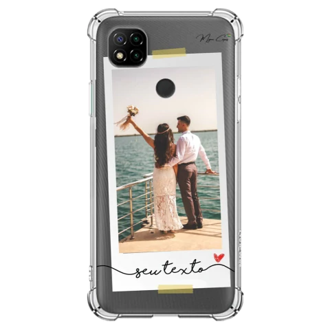 Capa para Redmi 9C com Foto Momentos Polaroid