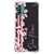 Capa para Redmi 9T Personalizada Flores de Cerejeira e Linhas Rosas