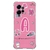Capa para Redmi Note 12 4g Personalizada BarbieCore PinkCore com Inicial