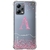 Capa para Redmi Note 12 5g Personalizada Amor Chuva de Corações com Inicial Transparente