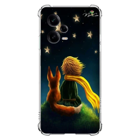 Capa para Xiaomi Redmi Note 12 Pro Plus Pequeno Príncipe e a Raposa