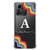 Capa para Redmi Note 12s Personalizada Arco-Íris com Inicial Transparente