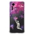 Capa para Redmi Note 12s Estampada Galáxia Explorando o Universo Rosa