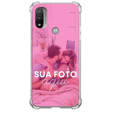 Capa para Moto E20 com Foto Momentos Sua Foto