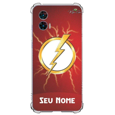 Capa para Moto Edge 30 Neo Personalizada Heróis Raio Veloz