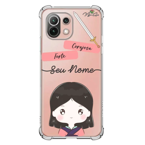 Capa para Xiaomi Mi 11 Lite Princesas Forte e Corajosa