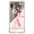 Capa para Zenfone Max Pro M2 (631KL) Personalizada Flores de Cerejeira com Inicial Rosa