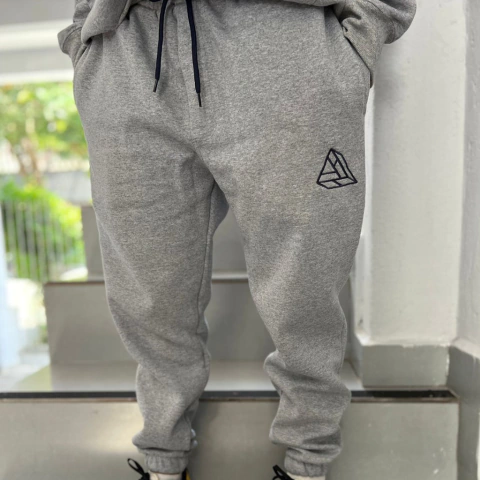 Calça de Moletom Vents Cinza Mescla