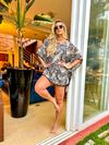 SAÍDA POMPOM PRETO C/ NUDE