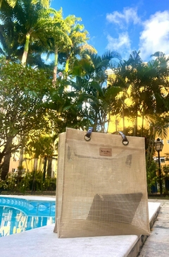 BOLSA RETANGULAR AREIA