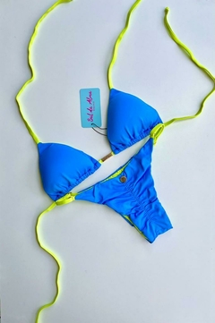 LACINHO FIXO AZUL COM LIMÃO - comprar online