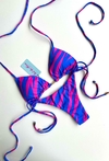 LACINHO ZEBRA AZUL COM PINK