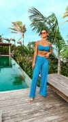 CALÇA MACRAMÊ AZUL
