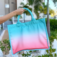 BOLSA DEGRADÊ TIFFANY COM CORAL