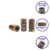 Bucha Roscada Inserto Rosca M6(1,00) X 8(1,25) X 15mm - 50UN - comprar online