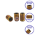 Bucha Roscada Inserto Rosca M8 (1,25) X M10 (1,25) X 15mm - 25UN - comprar online