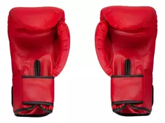 Guantes Classics Rojos Logo Blanco - Dragons Fit-Box