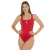 MALLAS NATACIÓN LISA ROJO