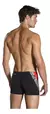 Malla Boxer Natación Speedo Boom Splice Hombre Endurance+ NEGRO/ROJO - GUARDAVIDAS3D