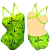 MALLA DAK BELONG NEON VERDE - comprar online