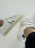 TÊNIS VERT VELCRO - BRANCO PRATA - MAYLE OUTLET