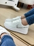 TÊNIS AIR FORCE - BRANCO PRATA BRILHO - comprar online
