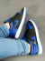 TÊNIS AIR JORDAN - AZUL COM PRETO - loja online