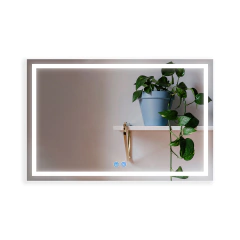 Espejo con luz led 2 touch y desempañador - comprar online