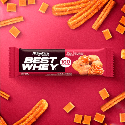 best whey bar churros - 10g - Atlhetica