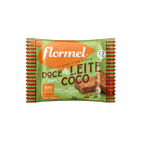 Doce de Leite com Coco Zero Açúcar - 20g - Flormel