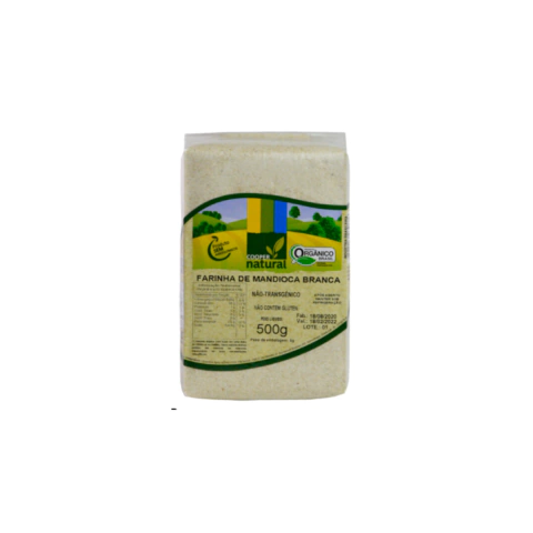 Farinha de mandioca branca - 500g - Cooper Natural