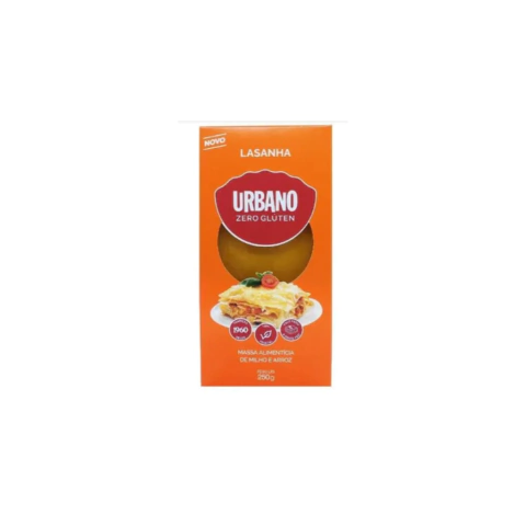 Macarrão para Lasanha - Zero Glúten - 250g - Urbano