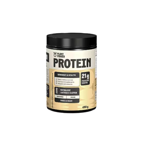 Proteína Vegana Sabor Baunilha Plant Power 490 G