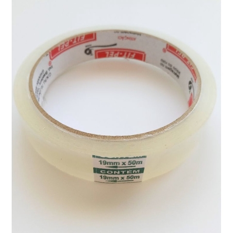 Fita Durex Fitpell Transparente 19MMX50M