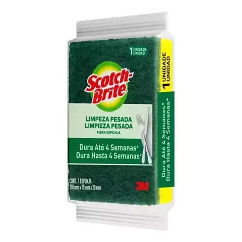 Esponja Multiuso Dupla Face Scotch Brite Unitária - comprar online