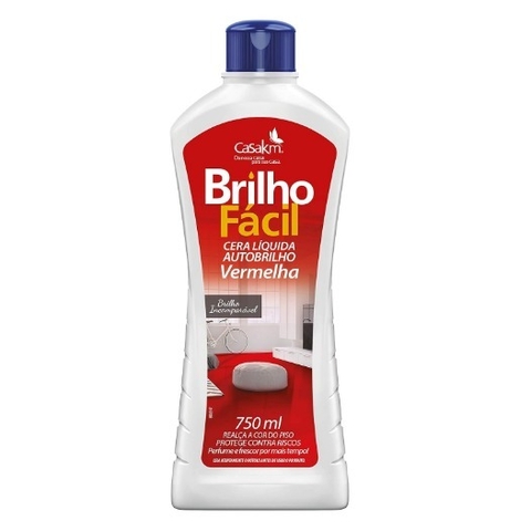 Cera Brilho Fácil Vermelha 750ml