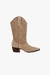 13590010-8 BOTA DE CANO MÉDIO COWBOY EM CAMURÇA - BEGE FENDI