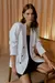 BLAZER CLASSICO BOTOES CONTRASTANTES - OFF WHITE