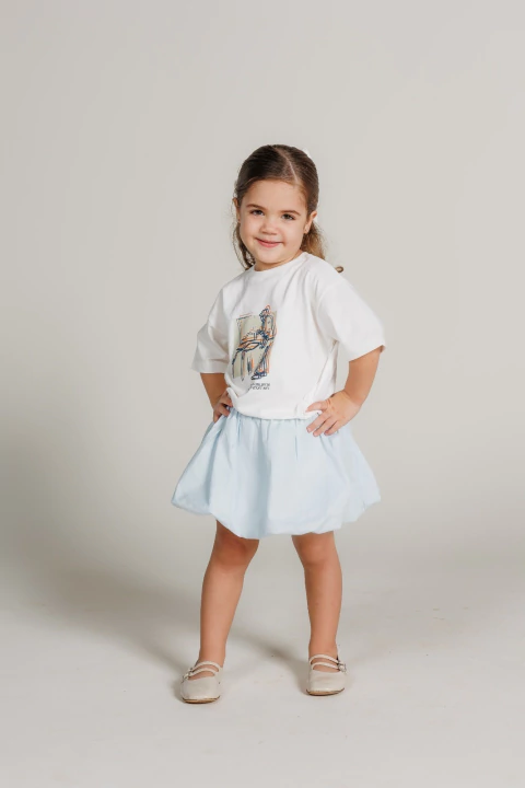 SAIA BALONE MARIAH - AZUL CLARO