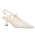 13620004-4 SCARPIN CAGE FLAT SALTO MÉDIO OFF WHITE