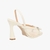 13750019-3 SANDÁLIA DE SALTO FLARE ALTO EM COURO - OFF WHITE - comprar online